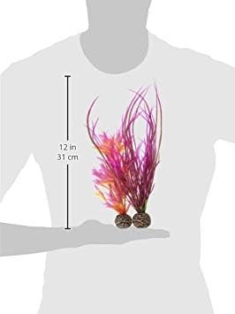 biOrb Medium Red & Pink Plant Set, Colorful and Durable Aquarium Decorations