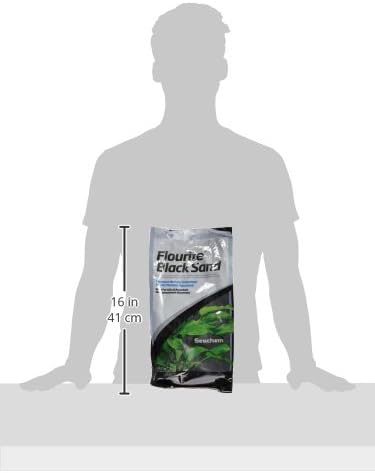 Seachem Fluorite Black Sand Substrate, 7.7lb (Pack of 4)