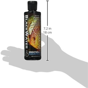 Brightwell Aquatics BlackWater Humic & Fulvic Acid for Aquariums, 250 ml