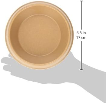 The Green Pet Shop Bamboo Dog Bowl, Small, Brown