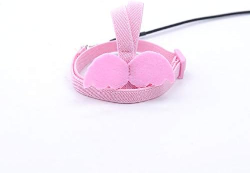 Bird Harness Parrot Leash -Adjustable Outdoor Flying Kit for Parrot Budgie Lovebird Cockatiel Macaw Parakeet (Pink,M)