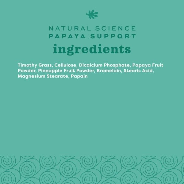 Oxbow Papaya Support, High Fiber Digestive Supplement for Rabbit & Guinea Pig, Made with Timothy Hay, Includes Papaya, Pineapple, Papain, & Bromelain, Made in USA, 1.16 oz Bag