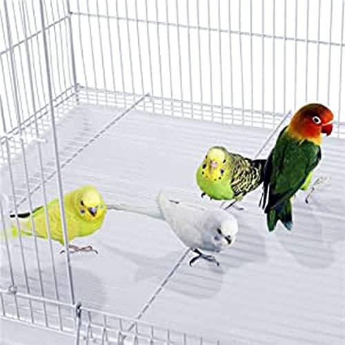 55" X-Large with Tight 3/8-Inch Bar Spacing Multiple Flight Bird Aviary Budgie Canary Finch Breeding Cage with Removable Rolling Stand