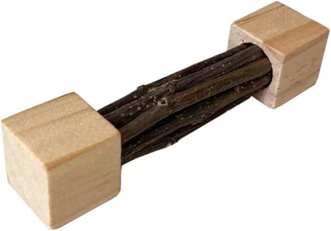 3PCS Apple Wood Sticks for Small Animals, Natural Apple Chew Sticks Toys and Treats for Chinchilla Guinea Pig Hamster Gerbil Bunny Rabbit