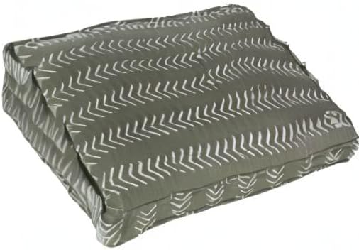 Molly Mutt Sheepy Wool Crate Pad, 100% Cotton Canvas Cover with Soft, Supportive, & Temperature-Regulating 100% Natural Wool-Filled Insert Dog Bed, Crate Mat, Forever Young, 42" x 28" x 2.5"