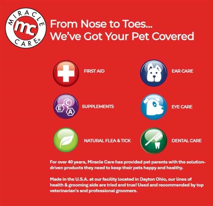 Miracle Care Kwik Stop Styptic Gel Swabs for Dogs, Cats and Birds, 3 Single Use Applicators, Fast Acting Blood Stop with Pain Relieving Benzocaine