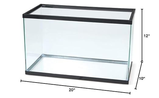 Aquarium Tank, Glass, 10 Gal