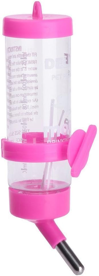 Hypeety Hamster & Guinea Pig Water Bottle - No Drip Dispenser, 250ML (Random Color)