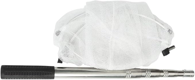 RESTCLOUD Insect and Butterfly Net with 12" Ring, 24" Net Depth, Handle Extends to 59 Inches