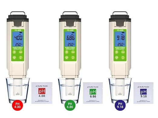 7 in 1 Pool Salt Tester, Digital Salinity & pH ORP Meter for Saltwater Pools, Hot Tubs, Spas, Aquariums, Sodium Chloride Water Quality Monitor