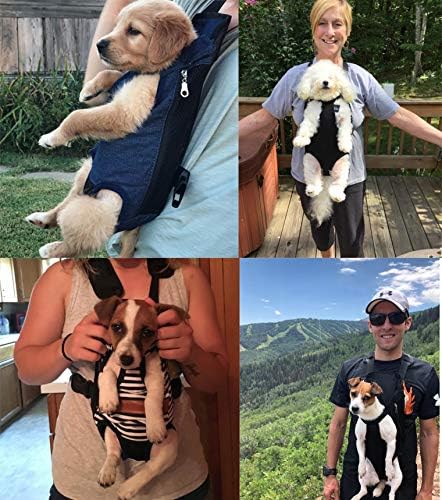 GEEPET Legs Out Front-Facing Dog Carrier Hands-Free Adjustable Pet Backpack Carrier for Walking Hiking Bike and Motorcycle (Small)