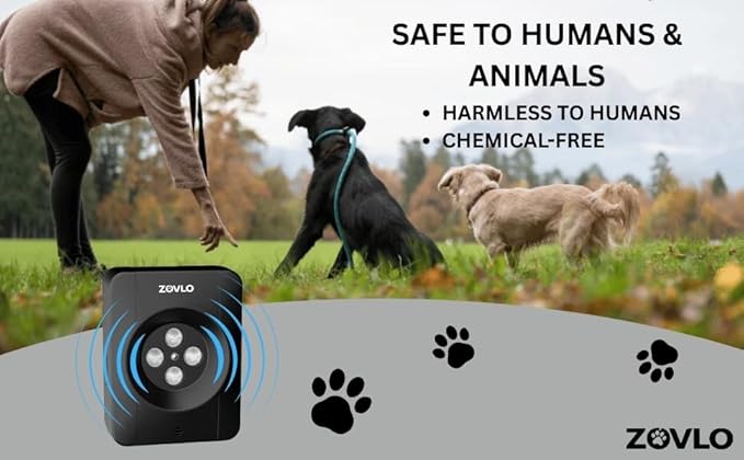 Anti Barking Device for Dogs, Ultrasonic Dog Bark Deterrent Devices, Dog Barking Deterrent Devices with 4 Transmitters, 3 Modes Bark Box, Dog Barking Stopper Long Range for Indoor & Outdoor Use