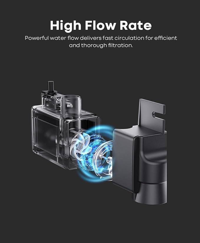S1 Smart Fish Tank Water Pump Ver.2 Replacement Pump with Cable, Water Pump Replacement Part Only Installation Required