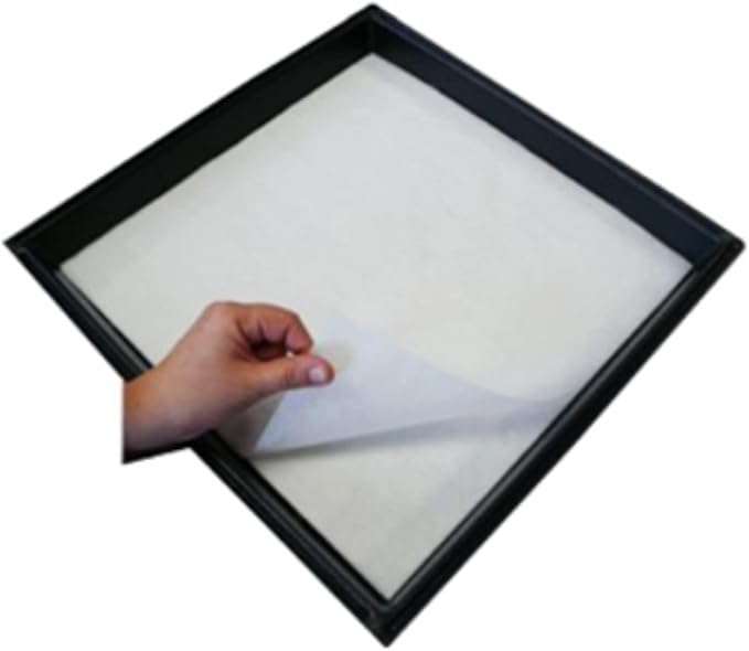 Bird Cage Liner Sheets, 18x18 and 24x36 Inches, 100 Count, White, Custom Cut (40# up to 24x24)