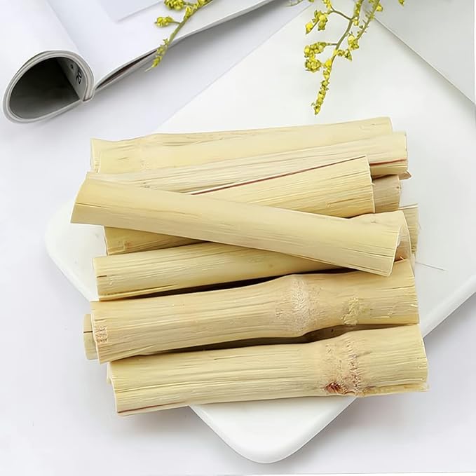 300g/10.5oz Bamboo Sticks for Rabbits - Rabbit Chew Toys for Teeth with Rabbit Treats Included - Durable Chew Sticks for Hours of Fun