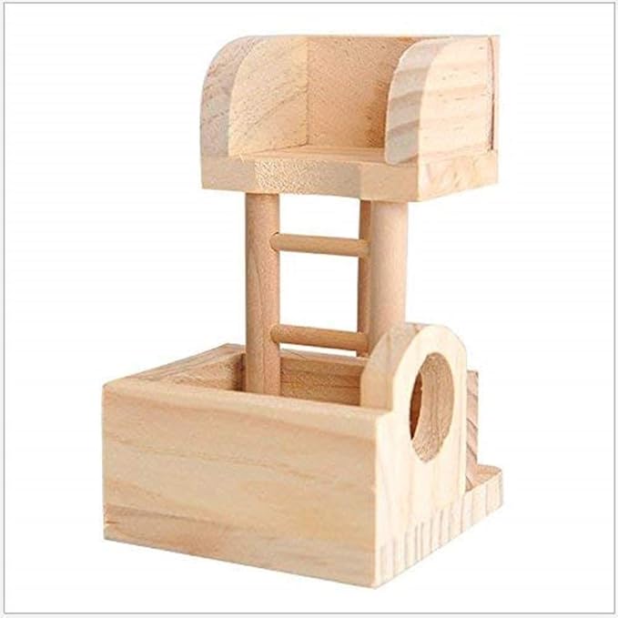 Litewoo Hamster Hideout Chewable Toys Wooden Accessories—— Ladder