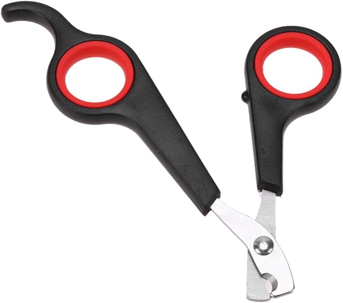 Animal & Bird Nail Clippers Upgraded Beak Trimmer Stainless Steel Pet Grooming Scissors Anti-Slip Grip Nail Cutting Tool for Small Birds Parrots and Tiny Animals