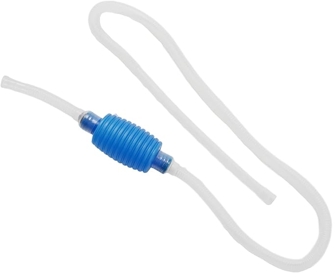 Manual Vacuum Pump for Aquarium For Gravel Cleaning and Water Changing Compatible with Standard 5/8 inch and 3/4 inch Siphon Hoses
