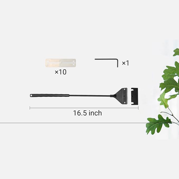Vimvins Algae Scraper for Glass Aquarium,Aquarium Razor Scraper with 10 Replaceable Blades,Aquarium Cleaning Tools.