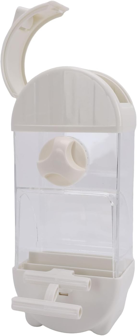 GLOGLOW Hanging Bird Feeding Box, 800ml Large Capacity No Mess Bird Feeder with Automatic Dispensing for Parakeets and Other Birds