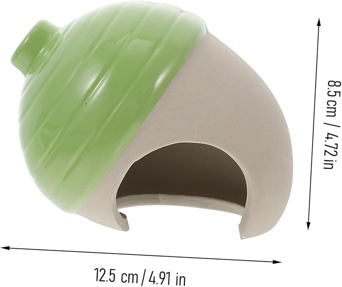 Hemoton Adorable Ceramic Nest Hamster Hideout Small Pet Bed Stylish Robust Toy