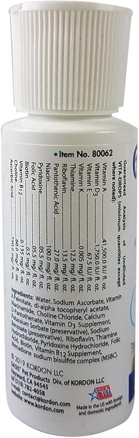 Kordon OASIS #80062 Rabbit Vita Drops, 2-Ounce