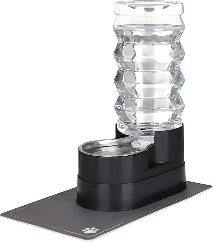 RIZZARI 9L Dog Water Dispenser: Ion Exchange & Carbon - Helps Prevent Urinary Stones - Supports Spine Health in Senior Dogs - Automatic Gravity Waterer for Multi-Dog Homes & Long Hours Away