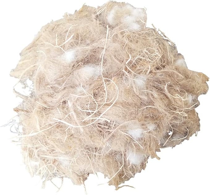 Natural Bird Nesting Materials, Bird Nest Material,Great for Nest Building and Hideouts,(100G / 3.5OZ)