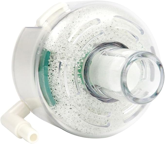 Small Aquarium Sponge Filter, Small Fish Tank Filter & Mini Submersible Fish Filter Built-in Air Bubble Stone and Bio Sponge for Fish Tanks up to 5 Gallon (Air Pump Not Included)