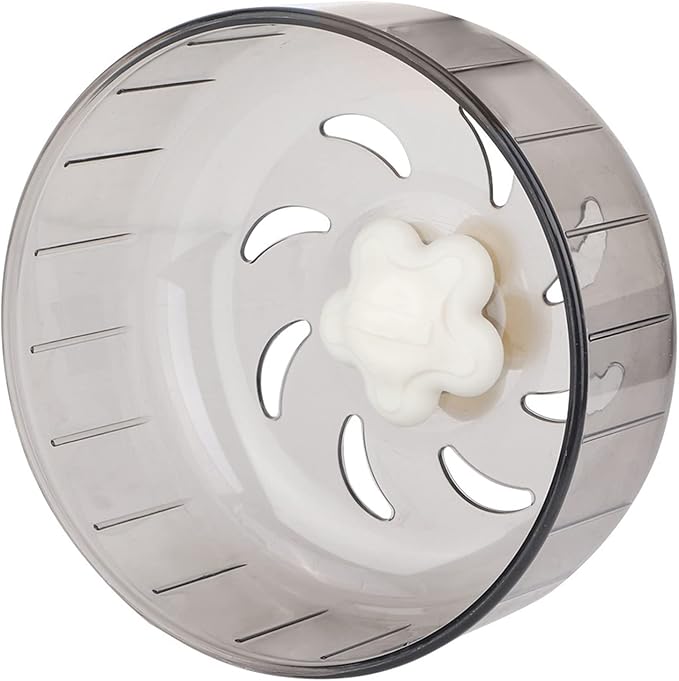 Hamster Wheel Running Toys, Hamster Flying Saucer Silent Running Exercise Wheel for Real Hamsters 15 Cm Attachment to Wired Cage Syrian Wheels Clip On Cable Heeled Large Little
