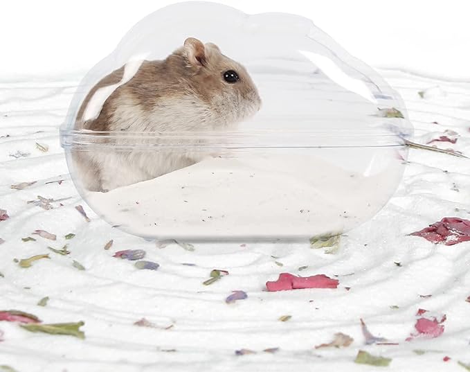 BUCATSTATE Dust-Free Hamster Bath Sand Plant Scented Bathing Sand for Dwarf Syrian Hamster and Other Small Animals 3.3lb/1.5kg