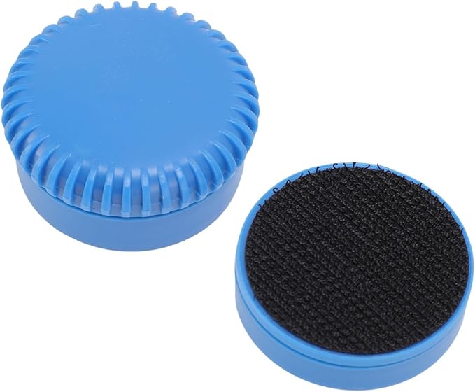 Pssopp 2Pcs Magnet Algaes Scraper, No Scratch Magnetic Fish Glass Cleaner Mini Scrubber Tool for Aquarium Glass Accessories