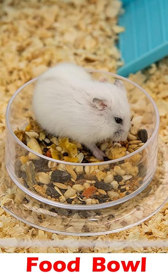 Extra Large Multi-Floors Expandable and Customizable Hamster Mansion Mouse Habitat Gerbil Home Rat House Small Animal Critter Home Cage with Hide House Excerise Running Wheel Food Bowl