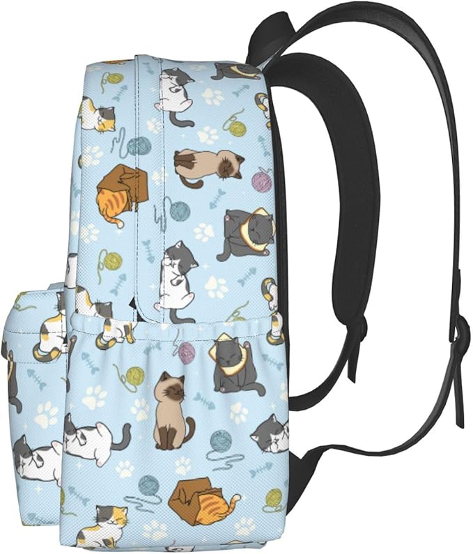 Cut cats Backpack for Women 16.9 inch Travel Casual Laptop Backpack Lightweight Waterproof Hiking Daypack