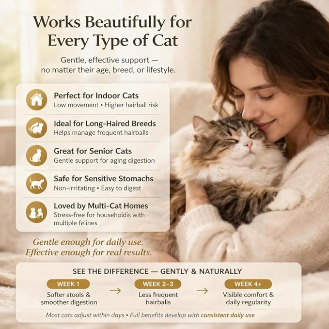 Hairball Relief Chews Tablets for Cats & Dogs Hairball