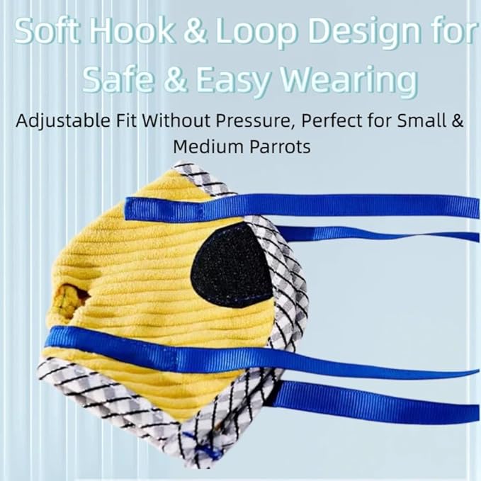 Portable Bird Carrier Bag with Harness, Escape Resistant Parrot Carrier & Bird Travel Bag for Parakeet, Cockatiel, Conure, Pigeon, Small Medium Birds, Random Color (Large)