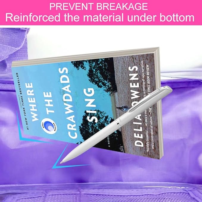 Clear Backpack for Girls and Boys, Kids Transparent Bookbag, 3PCS Cute See Through School Bag for Elementary Prechool