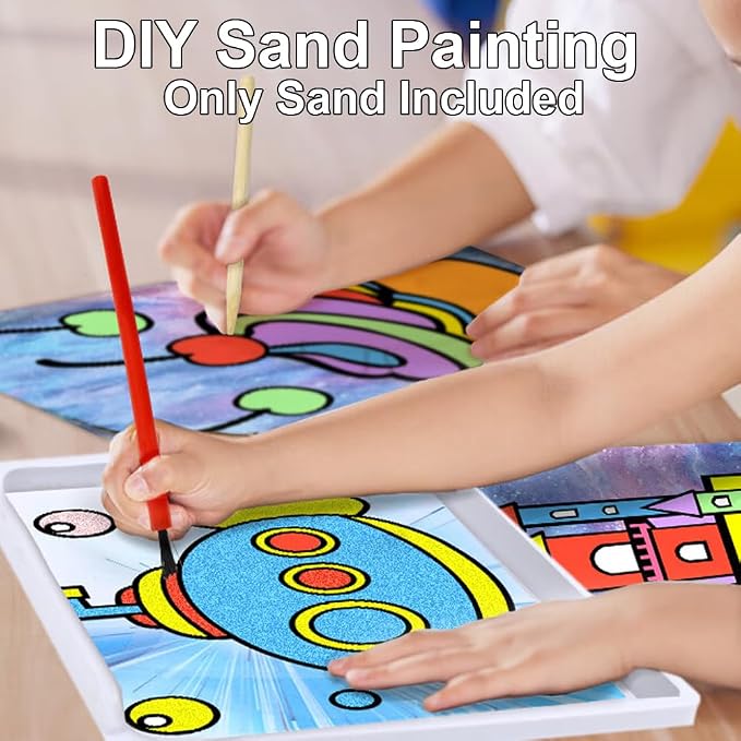0.85LB Light Grey Adult Sand Art for Bottles, Art Sand Assortment Decorating Adhesive Sand Art Pictures, Fine Sand for DIY Sand Painting, Colored Sand Arts for Wedding Decoration