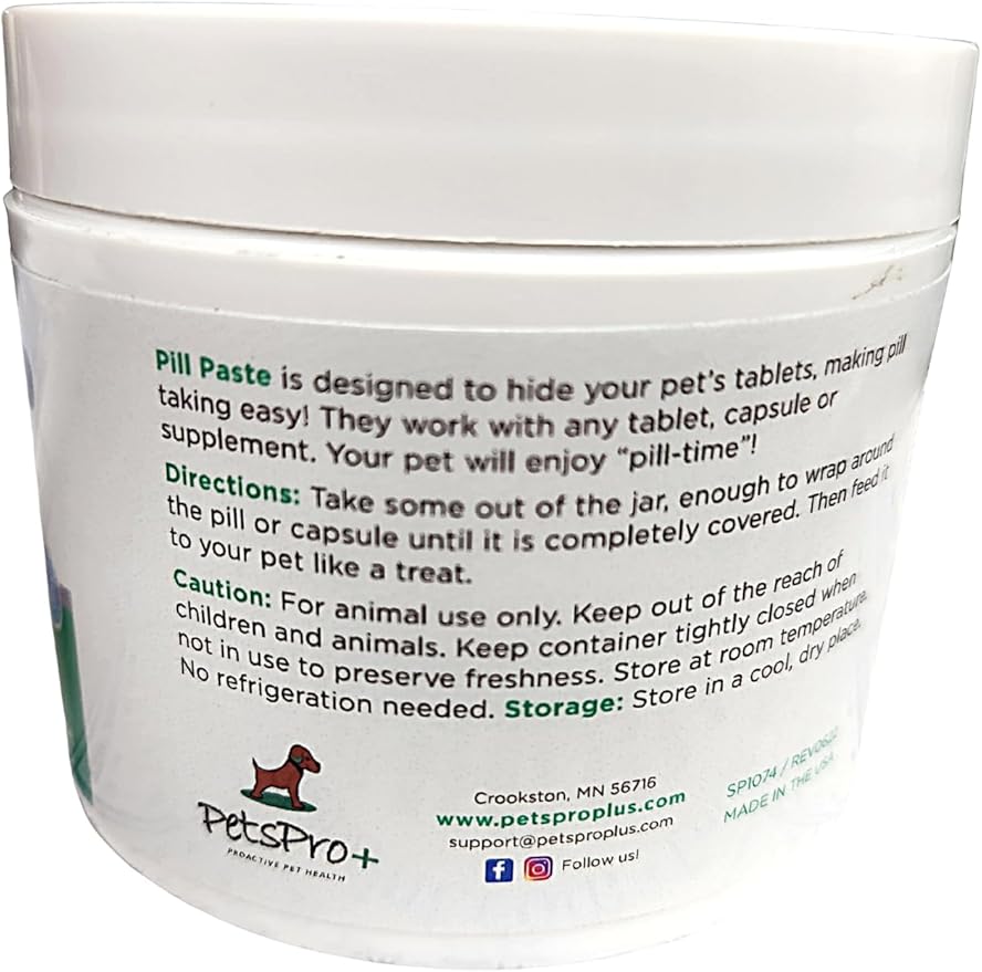 Pill Paste - Easy Medication Administration for Pets - Peanut Butter and Cheese & Bacon Flavors - 4.2 oz
