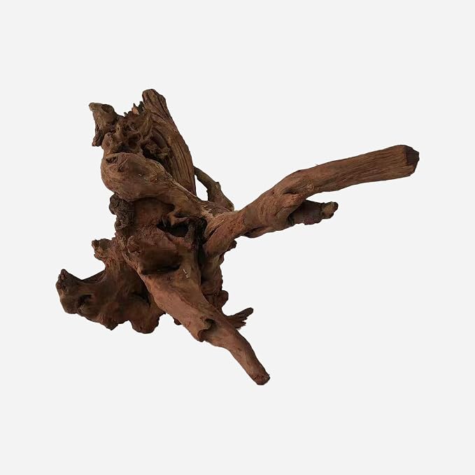 Natural Driftwood for Aquarium Decor, L16.54×W9.45×H11.81 Inches Large Drift Wood Decorations for Reptile Hide, Fish Tank, Optional Shapes