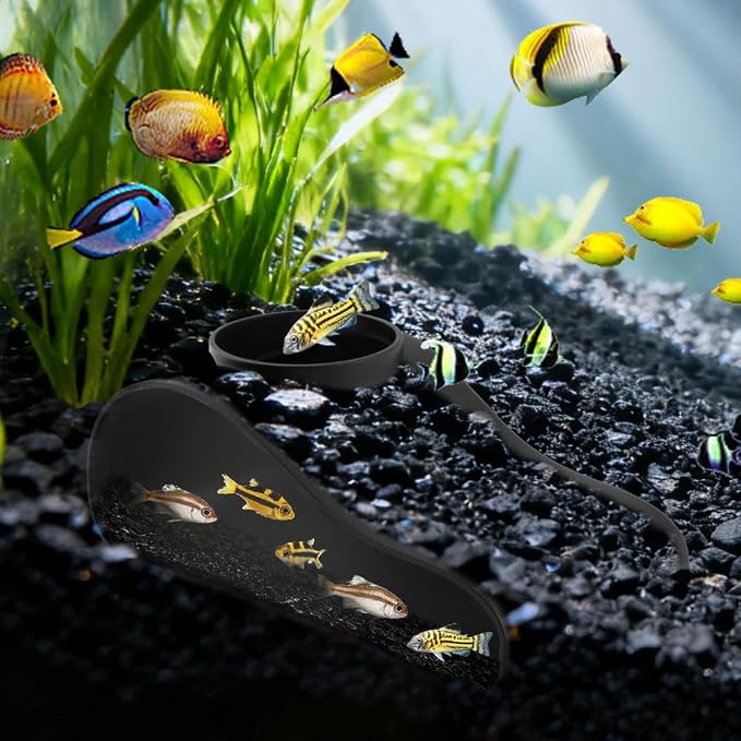 Aquarium Underground Tunnel Cave Fish & Shrimp Under Gravel Tunnel Aquarium Cave Hideout Shrimp and Fish Hiding Caves Shrimps Hideout(Size:Single Hole)