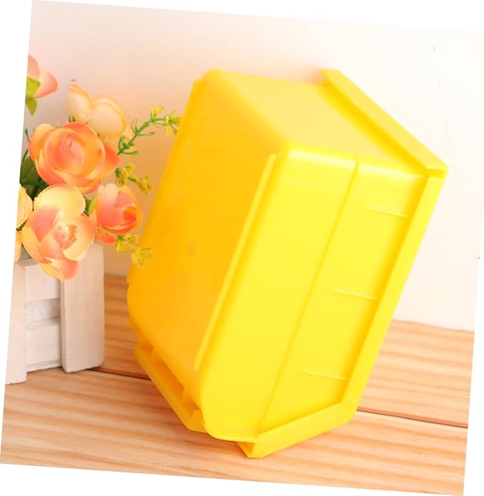 POPETPOP Hamster Sand Bathroom Large-Chinchilla Dust Bath Plastic Sand Bath Container Hamster Toilet/Bathtub/Sandbox-Random Color Size M