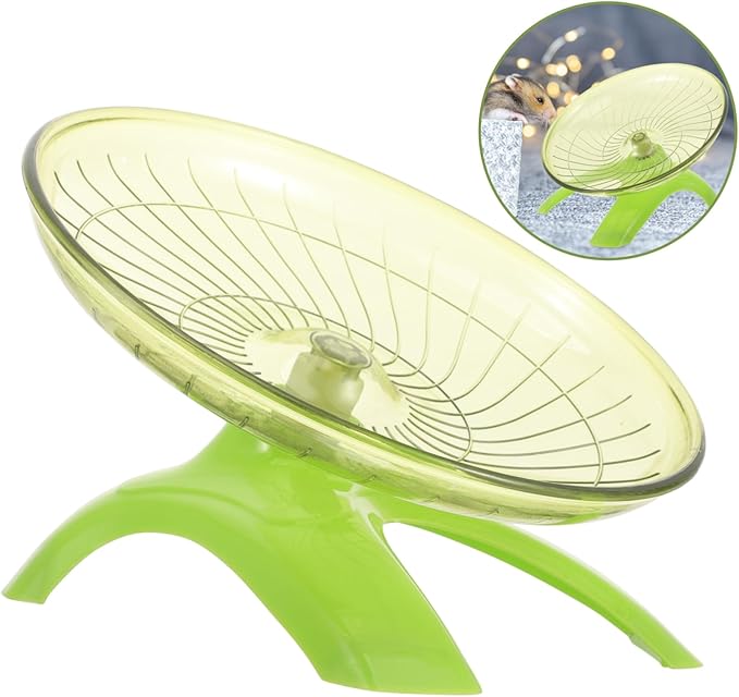 Hamster Exercise Wheel Low Noise Running Saucer for Gerbils Chinchillas Hedgehogs Pet Toys