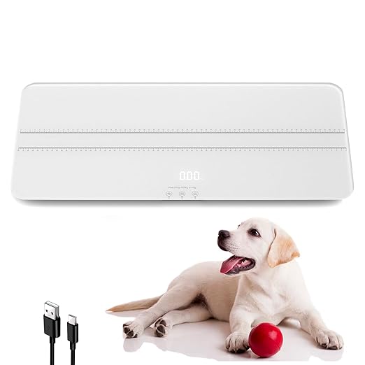 Dog Scale for Medium Dogs & Large cat, Digital pet Scale,Maximum Weight:220Lbs,Accurate:0.2Lbs,Size:27x13inches.