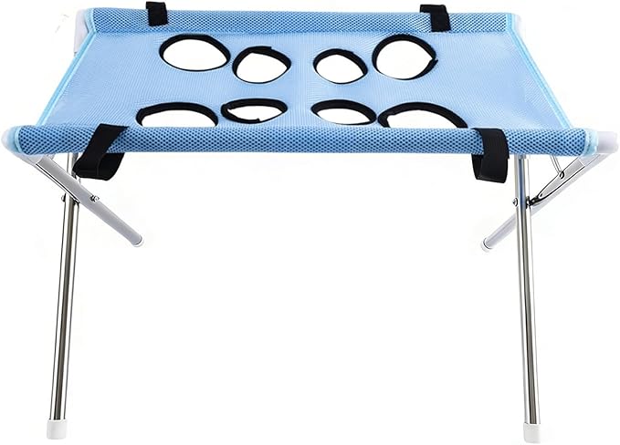 Cat Grooming Hanger – Multi Hole Pet Hammock, Adjustable Hanging Strap, Scratch Resistant Safety Mesh | Comfortable Restraint System, Practical Tool for Nail Trim Ear Care Bathing