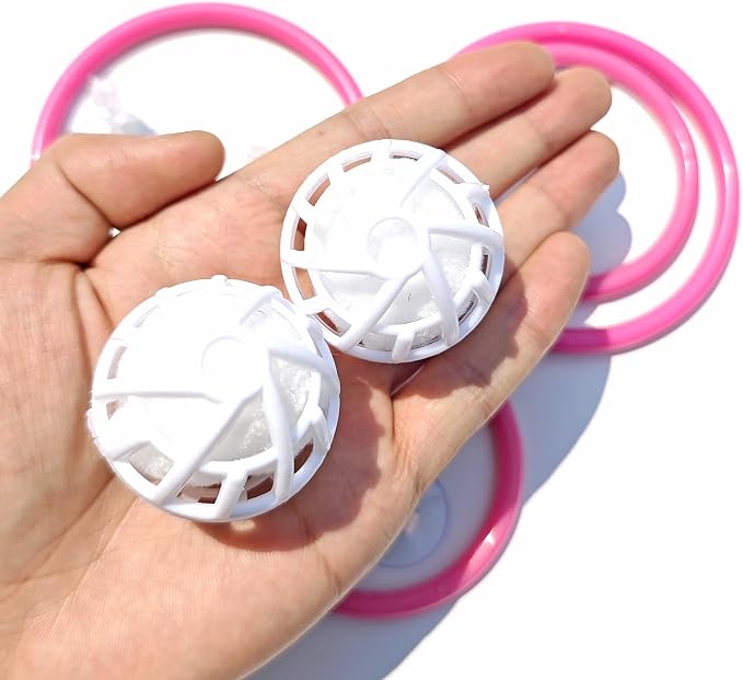 Betta Fish Toys - 4 Training Rings & 2 Bio Filter Balls, Beta Exercise Loop Toys and Nitrifying Balls Set, Betta Fish Tank Accessories Feeding Ring for Small Tank Decor Aquarium Water Conditioner