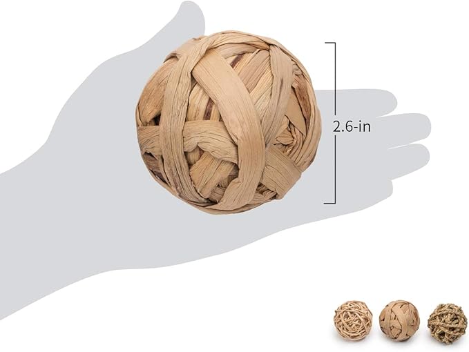 Niteangel Small Animal Activity Toy, Fun Pet Balls for Chinchilla Guinea Pig Rats Rabbits Hamster Gerbil Degu Bunny and Other Small Animals