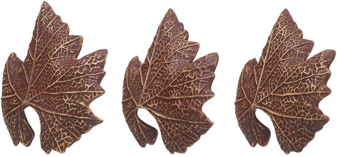 Aquarium Ceramic Decorations Cave Betta Stone Decor - Aquarium Fish Tank Hideway Decor for breeding Cichlids Plecos Betta Toys Hideout (Leaves)