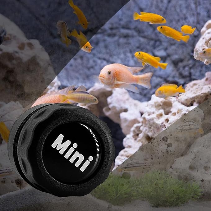 Aquarium Magnetic Cleaner, Double-Sided Fish Tank Glass Algae Scraper S/L White/Black for Glass Tank