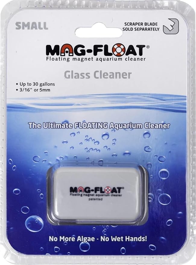Gulfstream Tropical AGU030SM Mag-Float Glass Aquarium Cleaner, Small